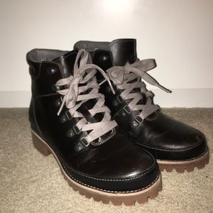 Chaco Field Hiking Boots-Black